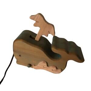 Wooden Whale Pull Toy